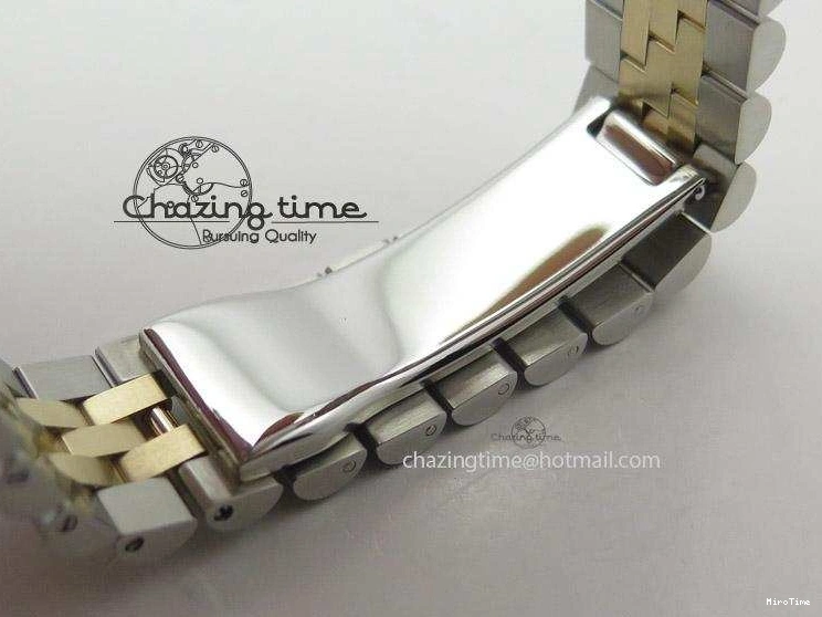 MiroTime 0108 DayDate II 41mm MK Best Edition SS RG Wrapped Sliver Dial Roman Marker On Bracelet A Casual 4005